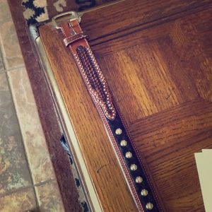 Ranger Belt Co. , 22-24  hole punch, silver brads